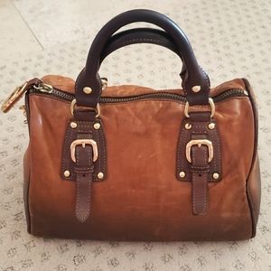 Steve Madden cognac ombré leather bag